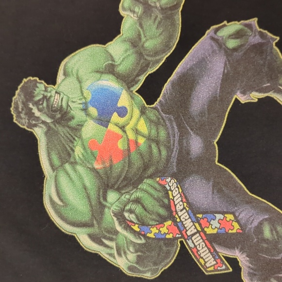 Autism Hulk T Shirt - Picture 3 of 4